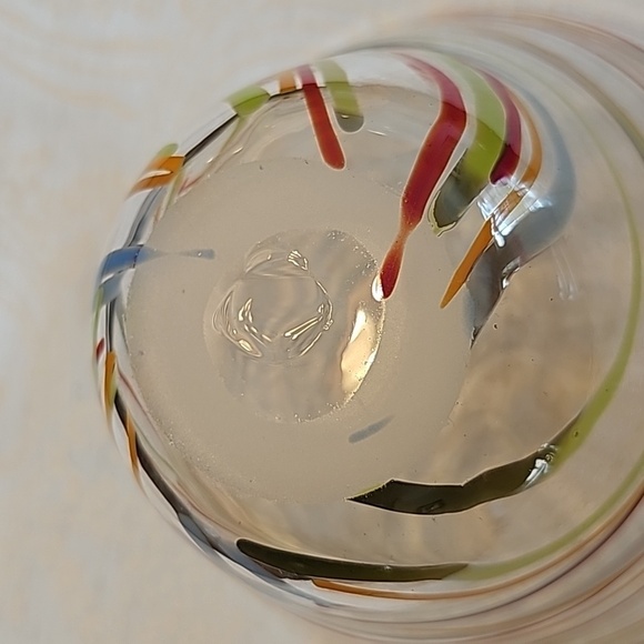 Hand Blown Color Swirl Candy/Nut Bowl Dish - OS - Picture 6 of 8